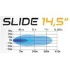 SKYLED SLIDE 14,5" LED juosta (367 mm) su dinaminiu padėties apšvietimu (balta/oranžinė), kat. nr. 130.145LBD