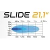 SKYLED SLIDE 21,1" LED juosta (534 mm) su dinaminiu padėties apšvietimu (balta/oranžinė), kat. nr. 130.211LBD
