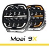 Tolimos šviesos žibintas SKYLED Moai 9X Juodas FI220 (162W balta ir oranžinė pozicija) R149/R148/R10 - juodas korpusas