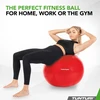Tunturi Gymball Mankštos kamuolys su pompa 65cm, Raudona