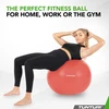 Gimnastikos kamuolys Tunturi Gymball 65–75 cm, Rose auksinis, Anti Burst (Diametras: 75 cm)