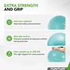 Gimnastikos kamuolys Tunturi Gymball 65–75 cm, Turquoise, Anti Burst (Diametras: 75 cm)