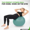 Gimnastikos kamuolys TUNTURI Gymball 90cm, Petrol, Anti Burst