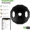 Olimpiniai gumuoti svarmenys TUNTURI 1,25-25kg (Svoris: 1 x 15 kg)