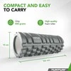 Masažinis Volas Tunturi Yoga Grid Foam Roller, 33 cm (Spalva: Pilka)