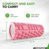 Masažinis Volas Tunturi Yoga Grid Foam Roller, 33 cm (Spalva: Rose auksinis)