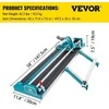 Vevor 1200 mm plytelių pjaustyklė su dviguba juosta