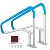 VEVOR Nerūdijančio plieno turėklai 1395 x 810 mm baseinams