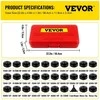 VEVOR Alyvos filtro raktų rinkinys, 30 vnt., plieno, 3/8", žemo profilio, dangteliai, veržliarakčiai