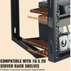 9 U atviro rėmo sieninis serverių stovas 19″ – 150 kg, 530 × 450 × 520 mm