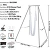 VEVOR Oro jogos rėmas ir hamakas, 9,67 ft aukštis