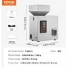 VEVOR Automatinė miltelių pildymo mašina, 1-200g