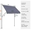 Vevor 98x47" kiemo stogelis su rankena