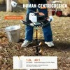 Vevor 52CC benzininis žemės grąžtas su priedais