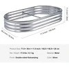 Vevor Cinkuota metalinė dėžė daržovėms 180x90x30cm