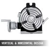 Vevor 150 mm vertikalus ir horizontalus rotacinis stalas