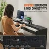 Vevor 88 klavišų skaitmeninis pianinas su stovu ir suoleliu