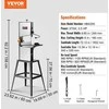 VEVOR Juostinis pjūklas su stovu 245 mm 370 W