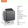 VEVOR 8kW elektrinė pirties krosnelė su valdymu