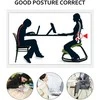 Vevor Ergonomiška kelionės kėdė su atlošu, balta