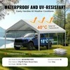 VEVOR Pakeičiamas automobilių stoginės tentas 396 x 610 cm, pilkas