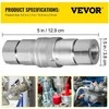 Vevor Hidraulinė greito jungimo jungtis – 1/2 colio NPT
