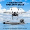 HX RC lėktuvas žaislas su 2,4 GHz nuotolinio valdymo pultu