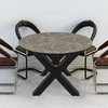 Vevor Plieninės stalo kojos X formos, 72 cm