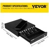 VEVOR Kasos stalčius 33 cm 12 V, POS sistemoms