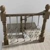 Matinis juodas metalinis turėklų stulpelis laiptams 111,8 cm