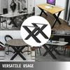 Vevor Metalinės stalo kojos su X formos rėmu