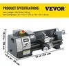 VEVOR 750W mini metalo tekinimo staklės su priedų dėže