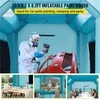 Vevor Pripučiama dažymo palapinė 4 m x 2,5 m