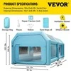 VEVOR Nešiojama pripučiama dažymo kabina 6x3x2.5 m
