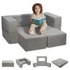 VEVOR Vaikiška modulinė žaidimų sofa, 4 dalių