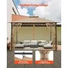 Vevor Pakeičiamas tinklinis pavėsinės tinklelis 10x12x7.3 m