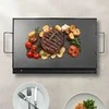 Vevor 24x16 cm plokščias grilis iš anglies plieno