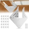 VEVOR Karkasų jungtys 135x40x63 mm, 25 vnt.