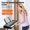Vevor 61 klavišų nešiojamas skaitmeninis pianinas