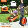 Vevor Dvivietė sodo karutis su vežimėliu 180 kg