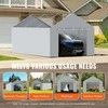 VEVOR Automobilinė pastogė 12 x 6 m pilka