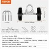 VEVOR Slankiojančių vartų rinkinys 6" 600 kg