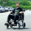 Vevor Sulankstoma plieninė neįgaliojo vežimėlis 61 cm