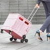 VEVOR Sulankstomas vežimėlis su svirtiniais ratais