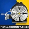 VEVOR 8 colių vertikalus ir horizontalus staklių sukas