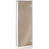 Andres Glass Solutions AD BENELUX stiklinės durys turkiškoms pirtims, 90 x 200, Pilka