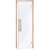 Andres Glass Solutions AD BENELUX stiklinės pirties durys, 90 x 200, Juodalksnis, Permatoma