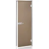 Andres Glass Solutions AD DORADO stiklinės pirties durys, Matinis stiklas, 90 x 200, Matinė bronzinė