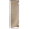 Andres Glass Solutions AD DORY bronzinės spalvos stiklo durys turkiškoms pirtims, 90 x 210cm