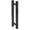 Andres Glass Solutions AD durų rankena stiklinėms durims L-400, juoda